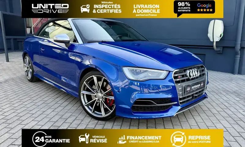 Bleu Utilisé 2014 Audi S3 Cabriolet Sport Cabriolet | 31 780 € - Image 1/4