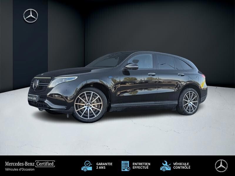 Noir Utilisé 2021 Mercedes EQC400 AMG line SUV | 38 989 € (Prix juste) - Image 1/4