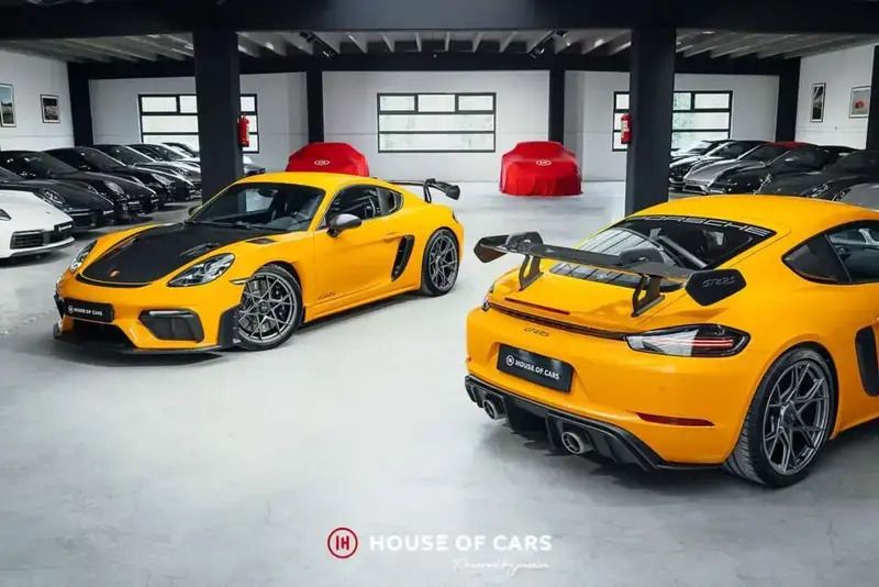 Jaune Utilisé 2023 Porsche 718 Cayman GT4 Coupé | 169 900 € (Prix juste) - Image 1/4