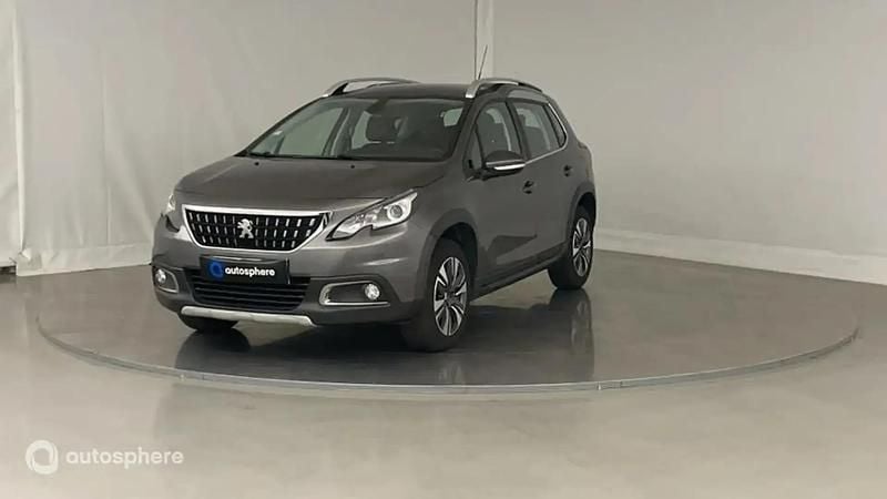 Gris Occasion 2018 Peugeot 2008 Allure SUV | 10 199 € (Bon prix) - Image 1/4