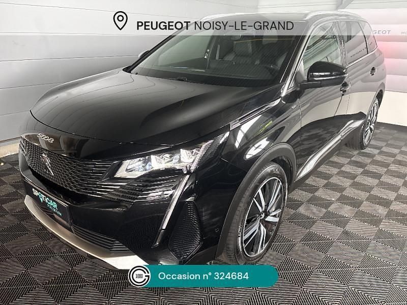 Noir Utilisé 2022 Peugeot 5008 GT Monospace | 31 950 € (Prix juste) - Image 1/4