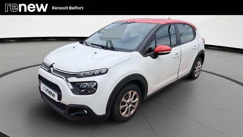 Blanc Utilisé 2022 Citroën C3 Feel Citadine | 10 999 € (Bon prix) - Image 1/4