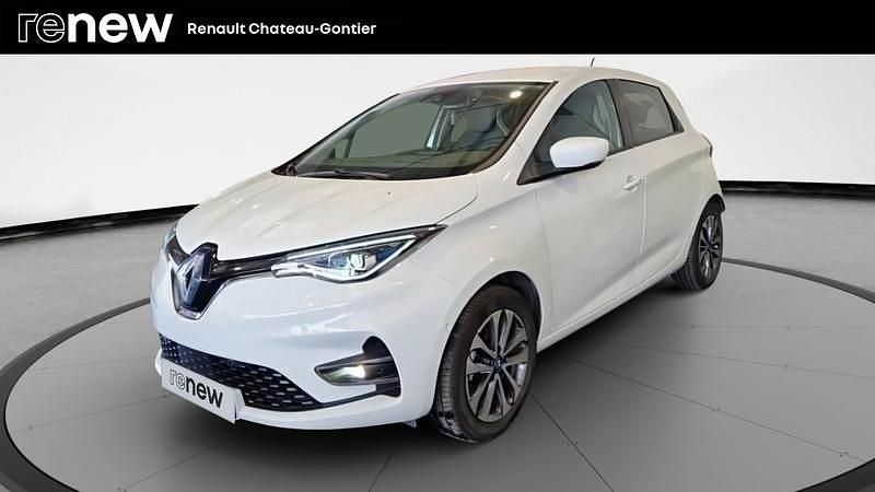 Blanc Utilisé 2020 Renault Zoe Intens Citadine | 12 990 € (Prix juste) - Image 1/4