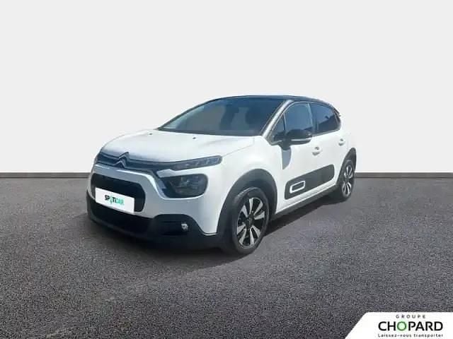 Blanc banquise Occasion 2023 Citroën C3 PureTech Berline | 11 389 € (Bon prix) - Image 1/4