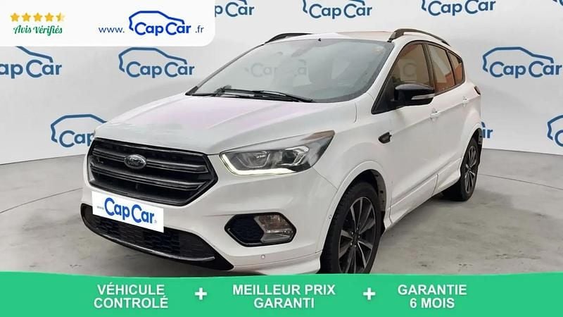 Blanc Utilisé 2019 Ford Kuga ST-Line SUV | 15 490 € (Prix juste) - Image 1/4