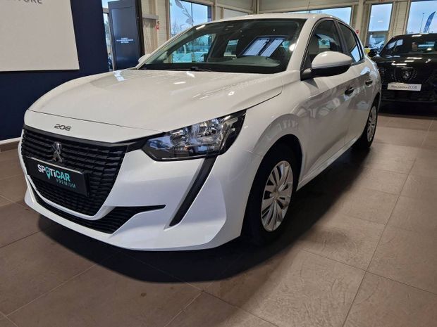 Blanc Utilisé 2021 Peugeot 208 Premium Citadine | 10 280 € - Image 1/4