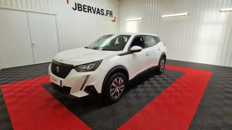 Blanc Utilisé 2021 Peugeot 2008 Business-Line SUV | 14 990 € (Bon prix) - Image 1/4
