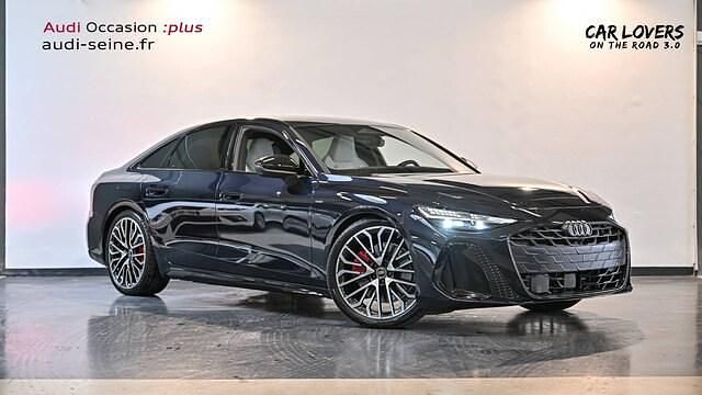 Nouvelle Audi A6 S-Line 367 ch (269 kW) 2025 Bleu firmament métallisé noir brillant Berline