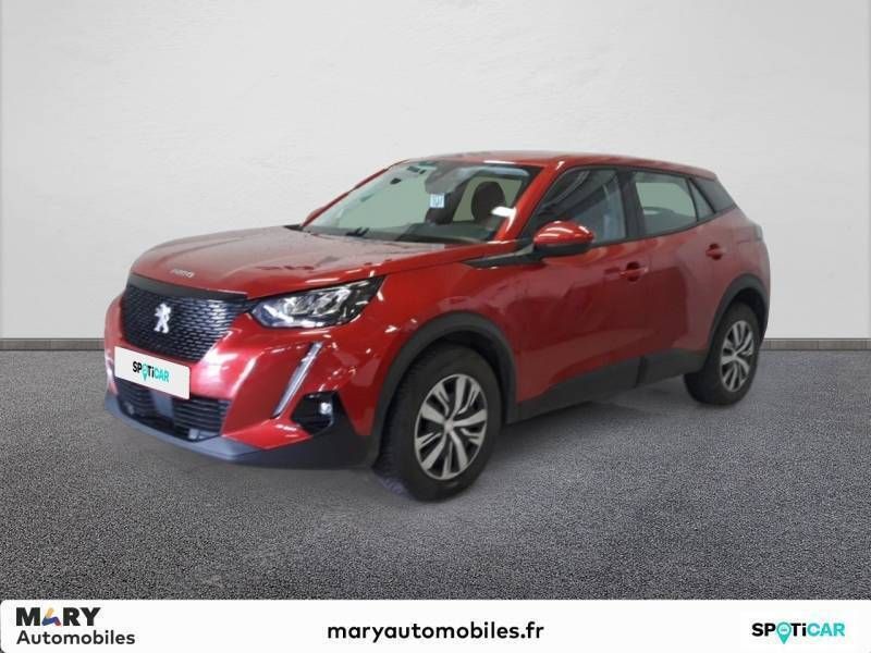 Rouge Utilisé 2021 Peugeot 2008 Business-Line SUV | 14 444 € (Prix juste) - Image 1/3