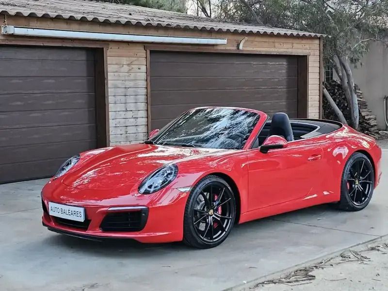 Rouge Utilisé 2016 Porsche 911 Carrera S Cabriolet Cabriolet | 116 900 € (Prix juste) - Image 1/4
