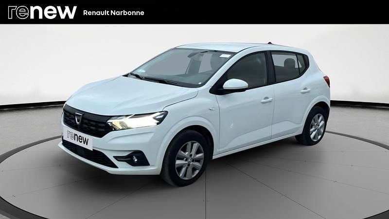 Blanc Occasion 2022 Dacia Sandero Comfort Citadine | 13 890 € (Prix juste) - Image 1/4