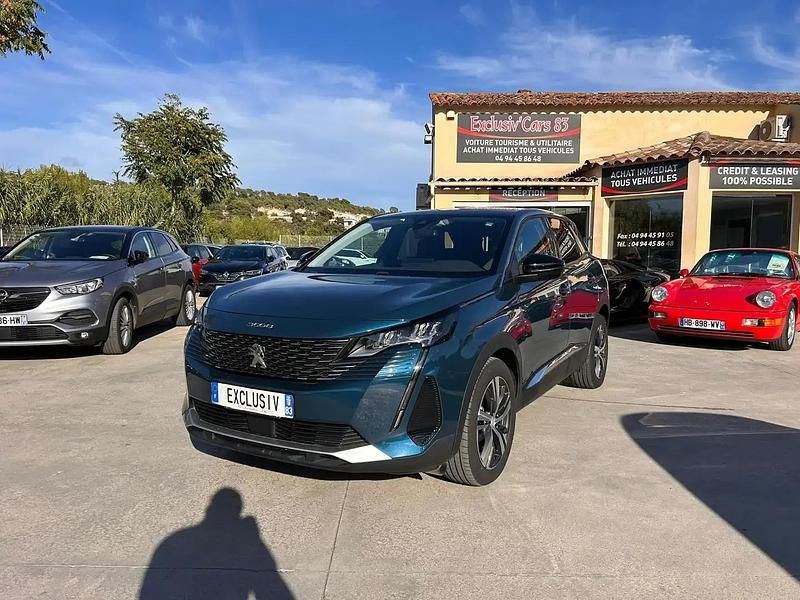 Bleu Utilisé 2022 Peugeot 3008 Allure SUV | 19 900 € (Super prix) - Image 1/4