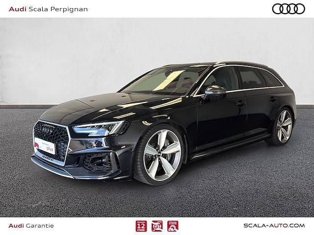 Noir mythe métallisé Utilisé 2018 Audi RS4 Sport Break | 59 990 € (Prix juste) - Image 1/4