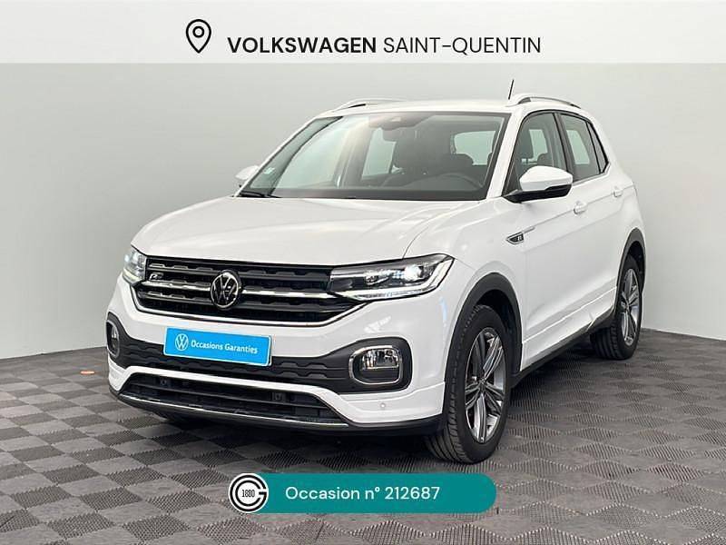 Blanc Utilisé 2020 VW T-Cross R-line SUV | 20 990 € (Prix juste) - Image 1/4