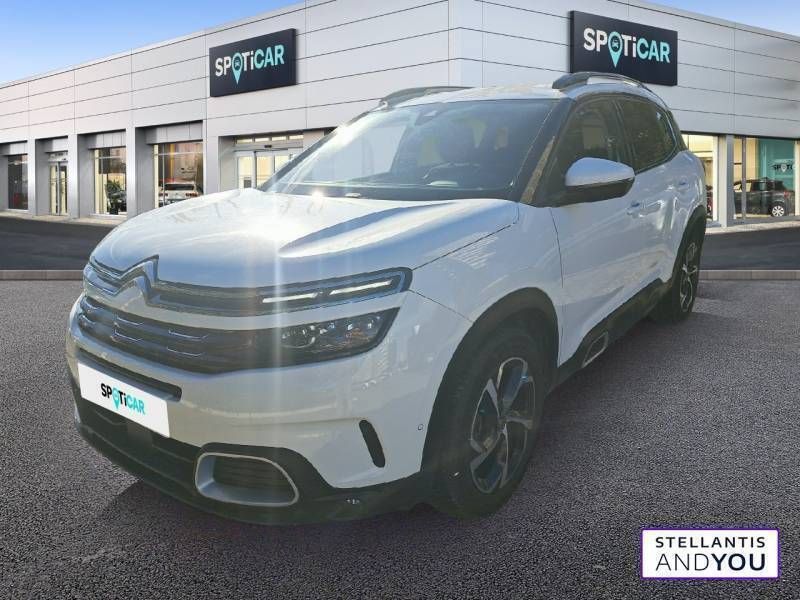 Blanc Utilisé 2020 Citroën C5 Aircross PureTech SUV | 14 890 € (Prix juste) - Image 1/3