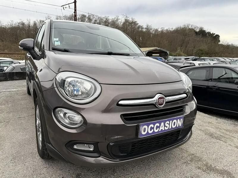 Brun Occasion 2017 Fiat 500X Lounge SUV | 11 590 € (Prix juste) - Image 1/4