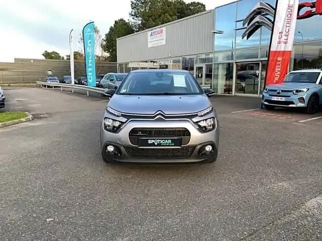 Gris Utilisé 2023 Citroën C3 PureTech Citadine | 12 270 € (Prix juste) - Image 1/4