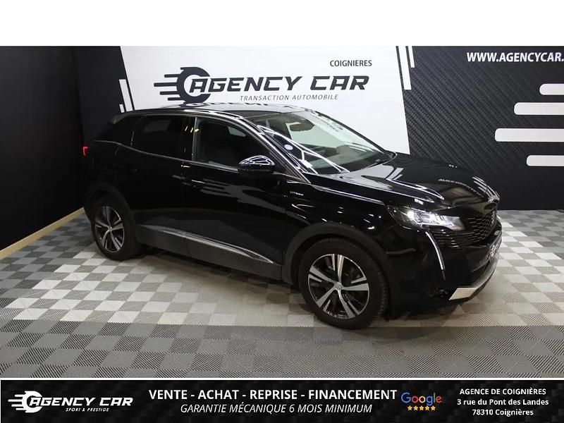 Noir Utilisé 2022 Peugeot 3008 Allure SUV | 21 899 € (Super prix) - Image 1/4