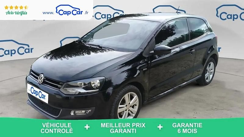 Noir Utilisé 2012 VW Polo Match Citadine | 5 790 € (Prix juste) - Image 1/4