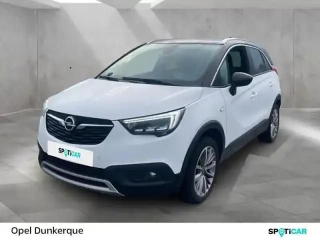 Blanc glacier/toit noir diamant Utilisé 2021 Opel Crossland X Ultimate SUV | 14 990 € (Prix assez cher) - Image 1/4