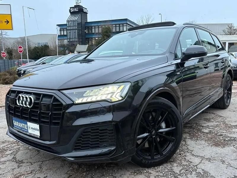 Noir Occasion 2021 Audi Q7 S-Line SUV | 49 900 € (Super prix) - Image 1/4