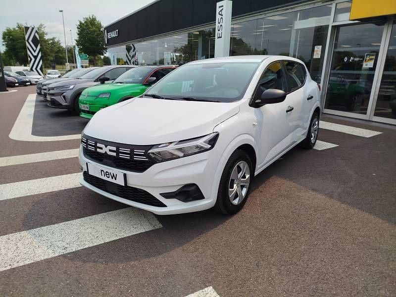 Blanc Utilisé 2023 Dacia Sandero Essentiel Citadine | 13 390 € (Bon prix) - Image 1/4
