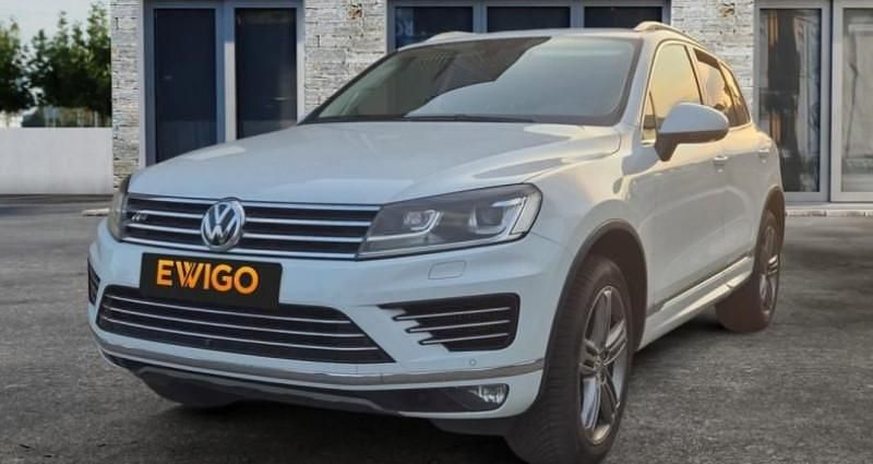 Blanc Utilisé 2016 VW Touareg R-line SUV | 29 990 € (Prix juste) - Image 1/4