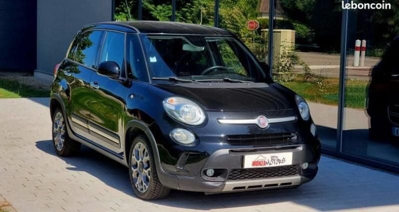 Noir Utilisé 2014 Fiat 500L Trekking Monospace | 8 500 € (Prix juste) - Image 1/4