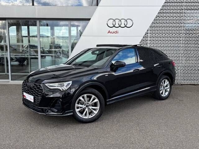 Noir mythe métallisé Utilisé 2024 Audi Q3 Sportback S-Line SUV | 44 980 € (Prix juste) - Image 1/4