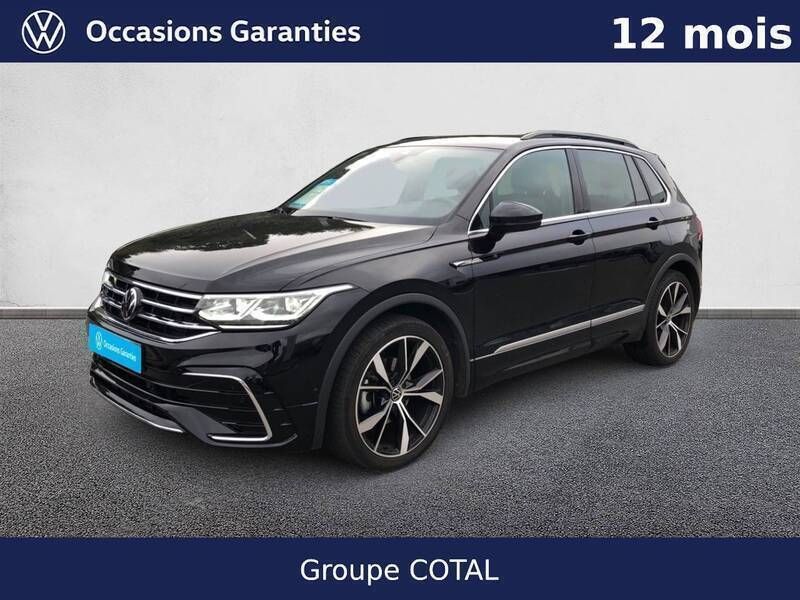 Noir Utilisé 2022 VW Tiguan R-line SUV | 37 900 € (Prix juste) - Image 1/3