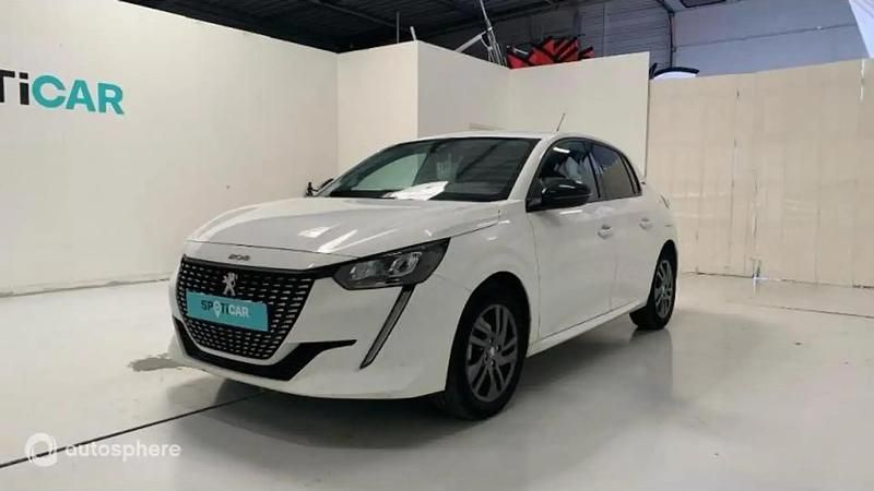 Blanc Utilisé 2022 Peugeot 208 Style Citadine | 11 999 € (Prix juste) - Image 1/4