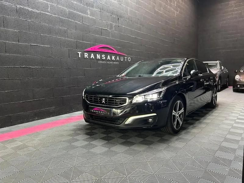 Noir Occasion 2016 Peugeot 508 GT Berline | 8 490 € (Prix juste) - Image 1/4