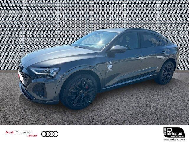 Gris daytona nacré Utilisé 2024 Audi Q8 Sportback e-tron S-Line SUV | 85 500 € (Prix juste) - Image 1/4