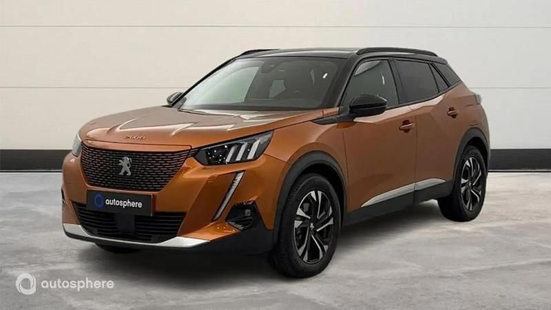 Orange Utilisé 2022 Peugeot e-2008 GT SUV | 19 499 € (Prix juste) - Image 1/4