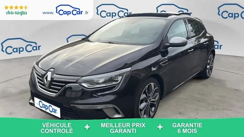 Noir Utilisé 2017 Renault Mégane GT Line GT-Line Berline | 13 490 € (Prix juste) - Image 1/4
