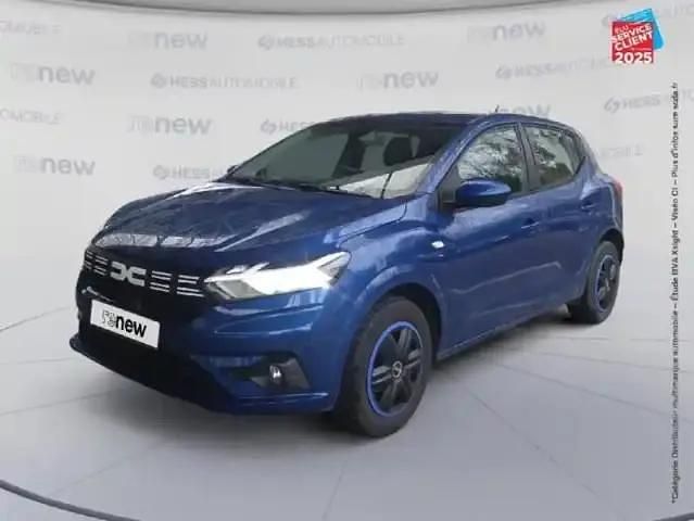 Bleu Occasion 2023 Dacia Sandero Expression Citadine | 13 499 € (Bon prix) - Image 1/4