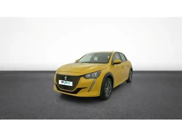 Jaune Occasion 2021 Peugeot e-208 Citadine | 13 262 € (Bon prix) - Image 1/4