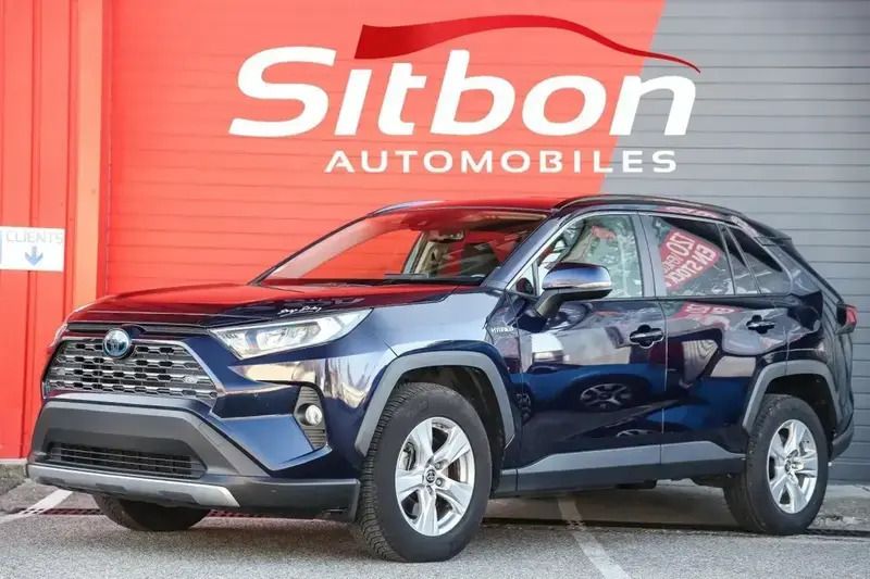 Bleu Utilisé 2019 Toyota RAV4 Hybrid Lounge SUV | 25 970 € (Bon prix) - Image 1/4