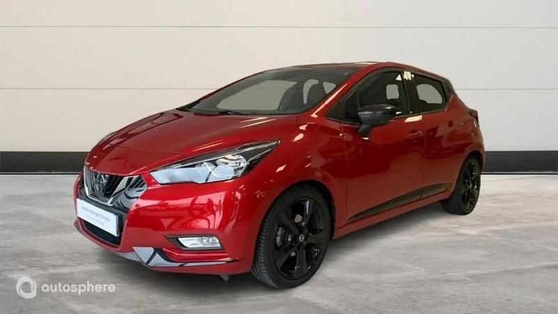 Rouge Utilisé 2020 Nissan Micra Citadine | 13 499 € (Prix juste) - Image 1/4