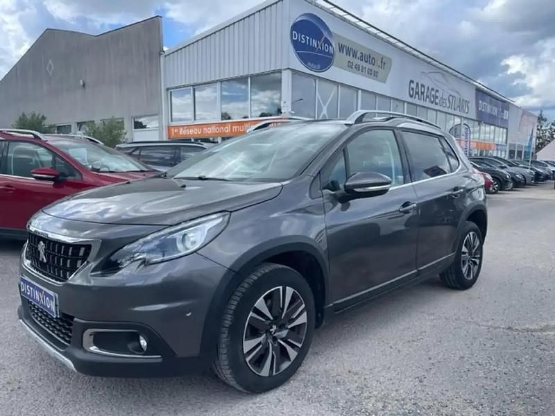 Gris Occasion 2019 Peugeot 2008 Allure+ SUV | 15 980 € (Prix cher) - Image 1/4
