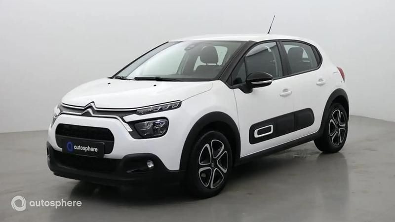 Blanc Utilisé 2023 Citroën C3 PureTech Citadine | 11 499 € (Bon prix) - Image 1/4