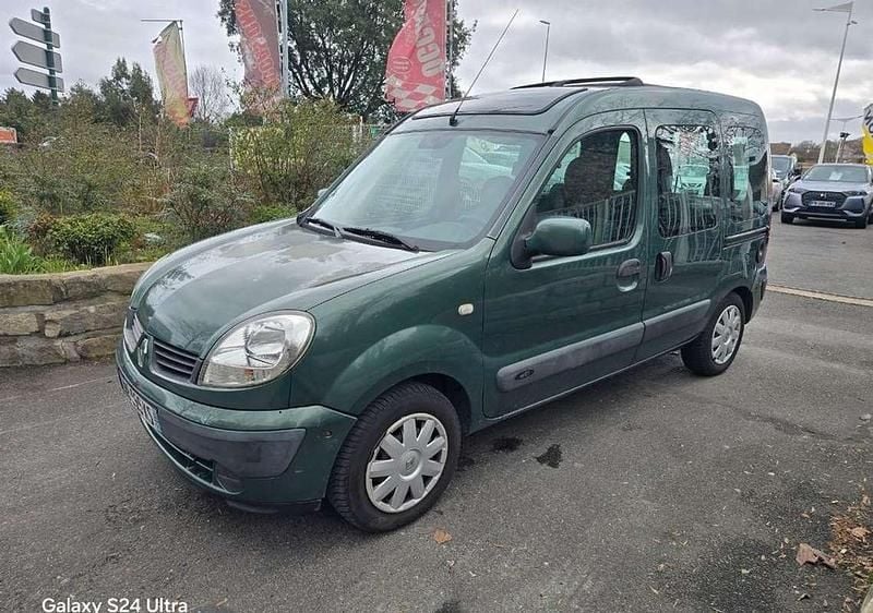 Occasion Renault Kangoo 69 ch (50 kW) 2007 Vert Monospace