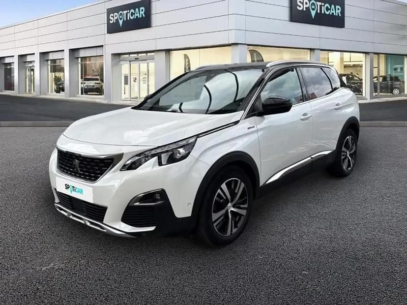 Blanc Utilisé 2020 Peugeot 3008 GT-line SUV | 17 990 € (Prix juste) - Image 1/4
