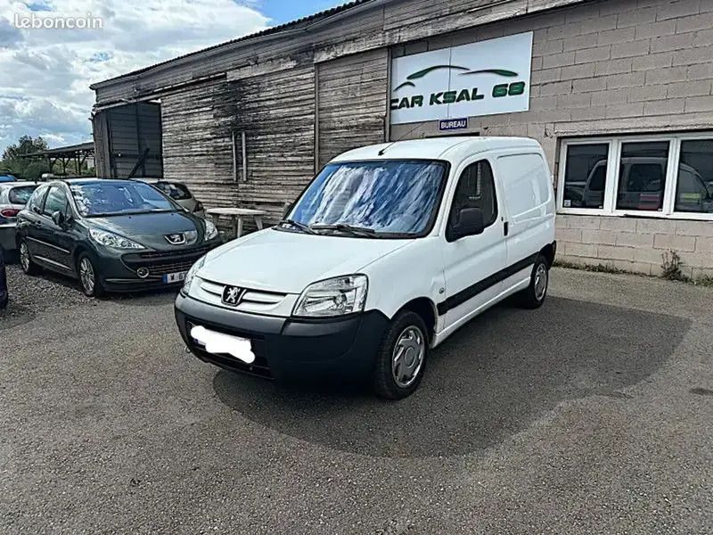 Blanc Utilisé 2008 Peugeot Partner Monospace | 4 499 € - Image 1/4