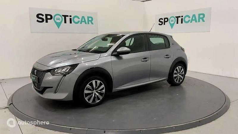 Gris Utilisé 2020 Peugeot e-208 GT Citadine | 15 299 € - Image 1/4