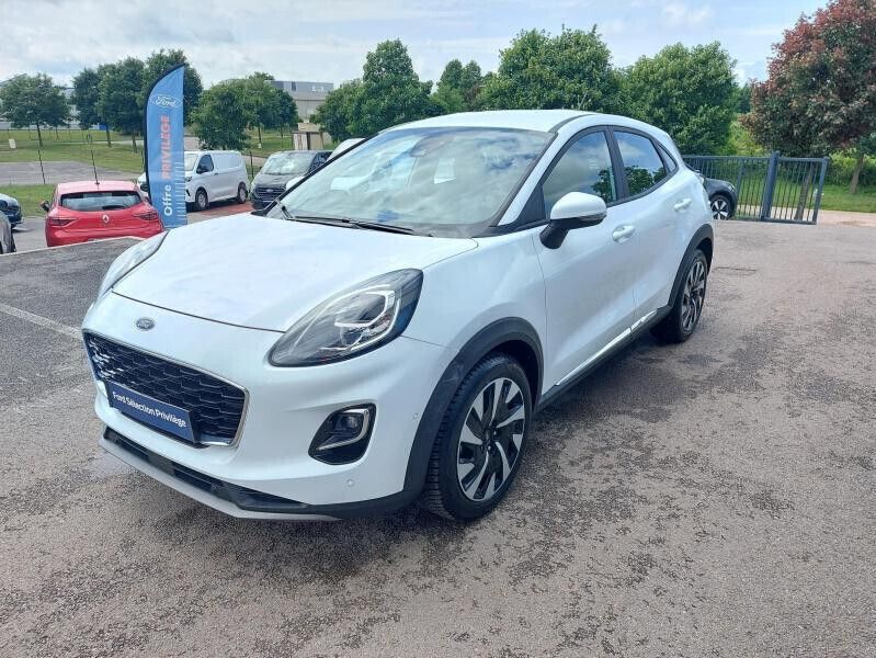 Blanc Utilisé 2024 Ford Puma Business Edition Coupé | 20 499 € (Prix juste) - Image 1/4