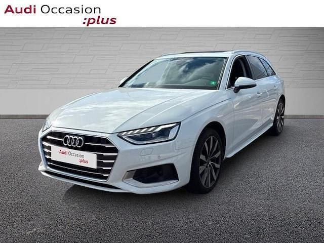 Blanc glacier métallisé Utilisé 2020 Audi A4 Ambition Break | 25 990 € (Super prix) - Image 1/4