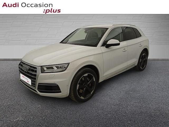 Blanc ibis Occasion 2018 Audi Q5 Sport SUV | 36 890 € (Prix juste) - Image 1/4