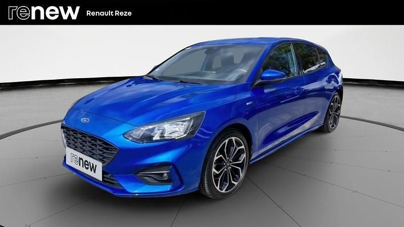 Bleu Utilisé 2021 Ford Focus ST-Line Berline | 18 490 € (Prix juste) - Image 1/4