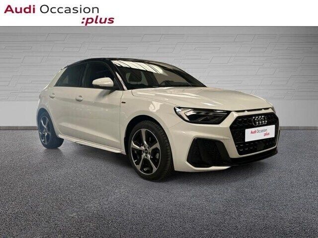 Occasion Audi A1 Sportback S-Line 116 ch (85 kW) 2025 Blanc glacier métallisé noir mythe métallisé Citadine